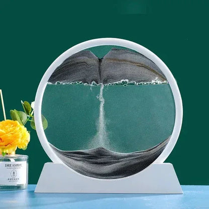 Deep Sea 3D Sand Art 5 inch / White Base-Black