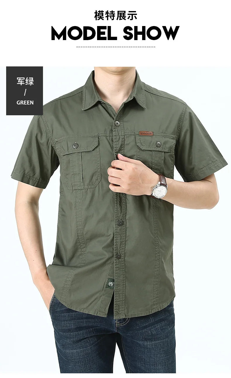 Men Cargo Shirt