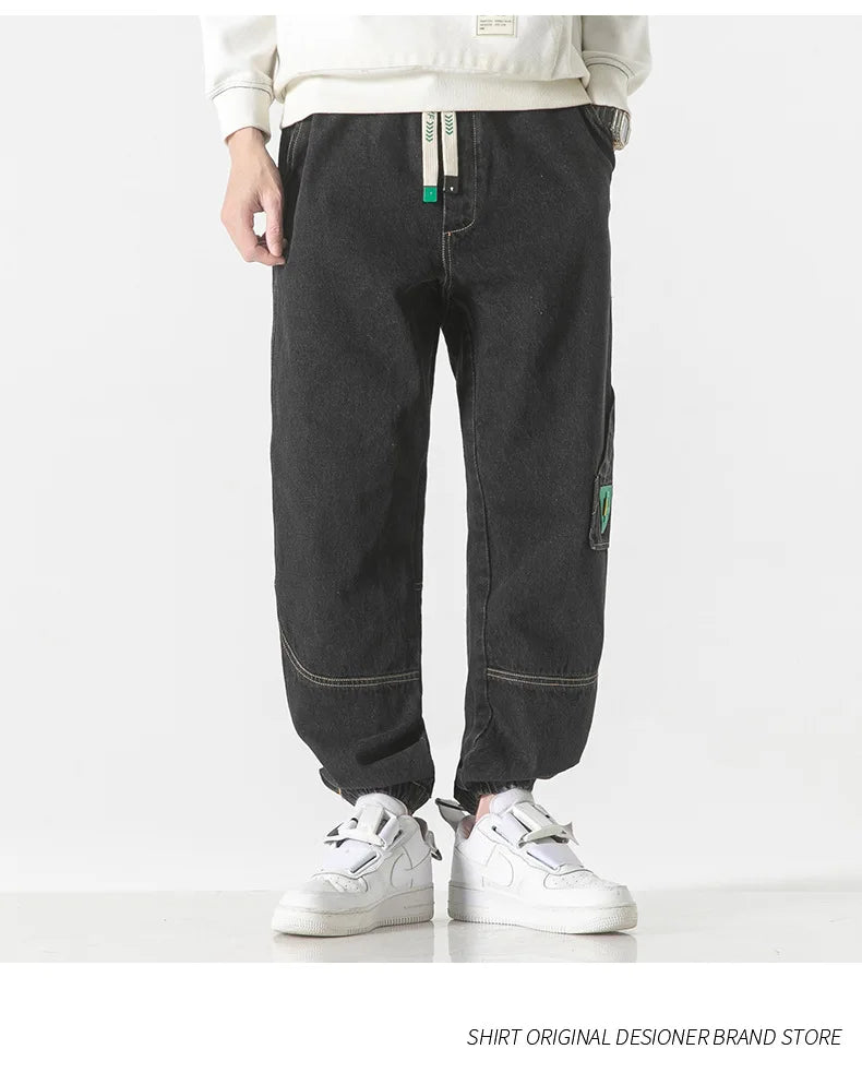 Plus Size Men's Cargo Jogger Jeans