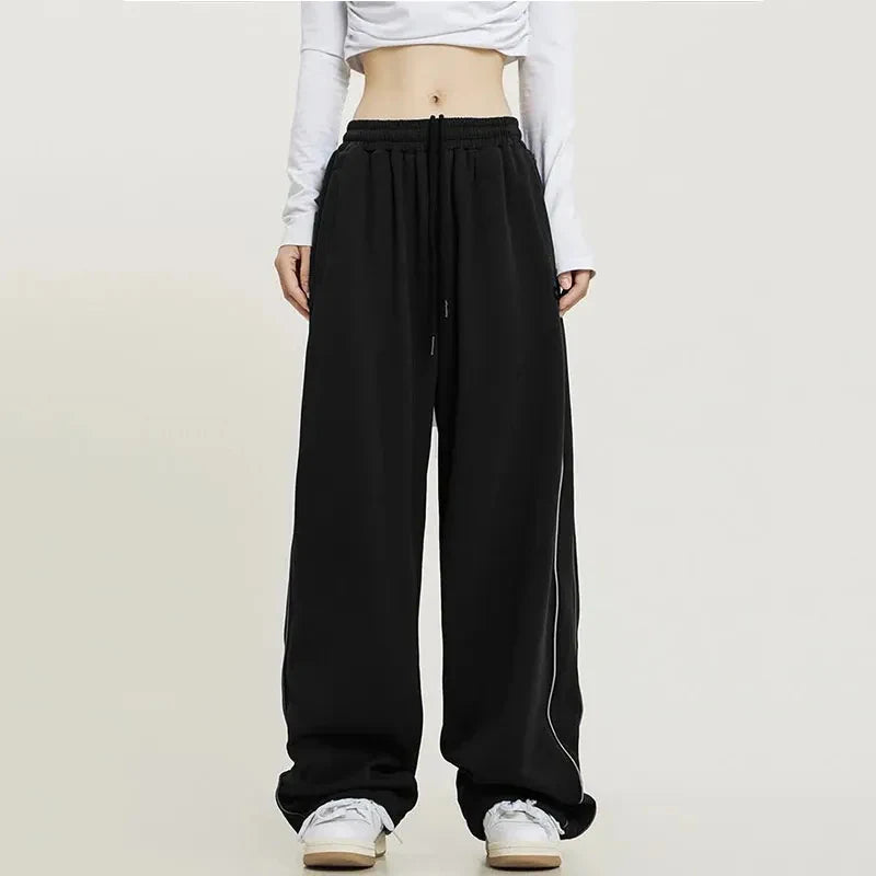 High Street Sport Pants Elastic Waist