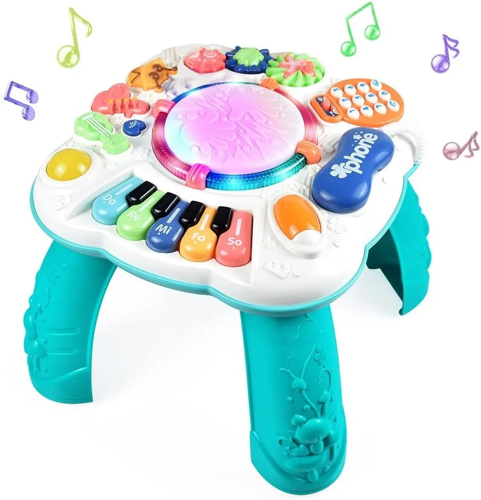 Baby Activity Learning Musical Table Toy – Educational Play Center for 6 Months to 3 Years