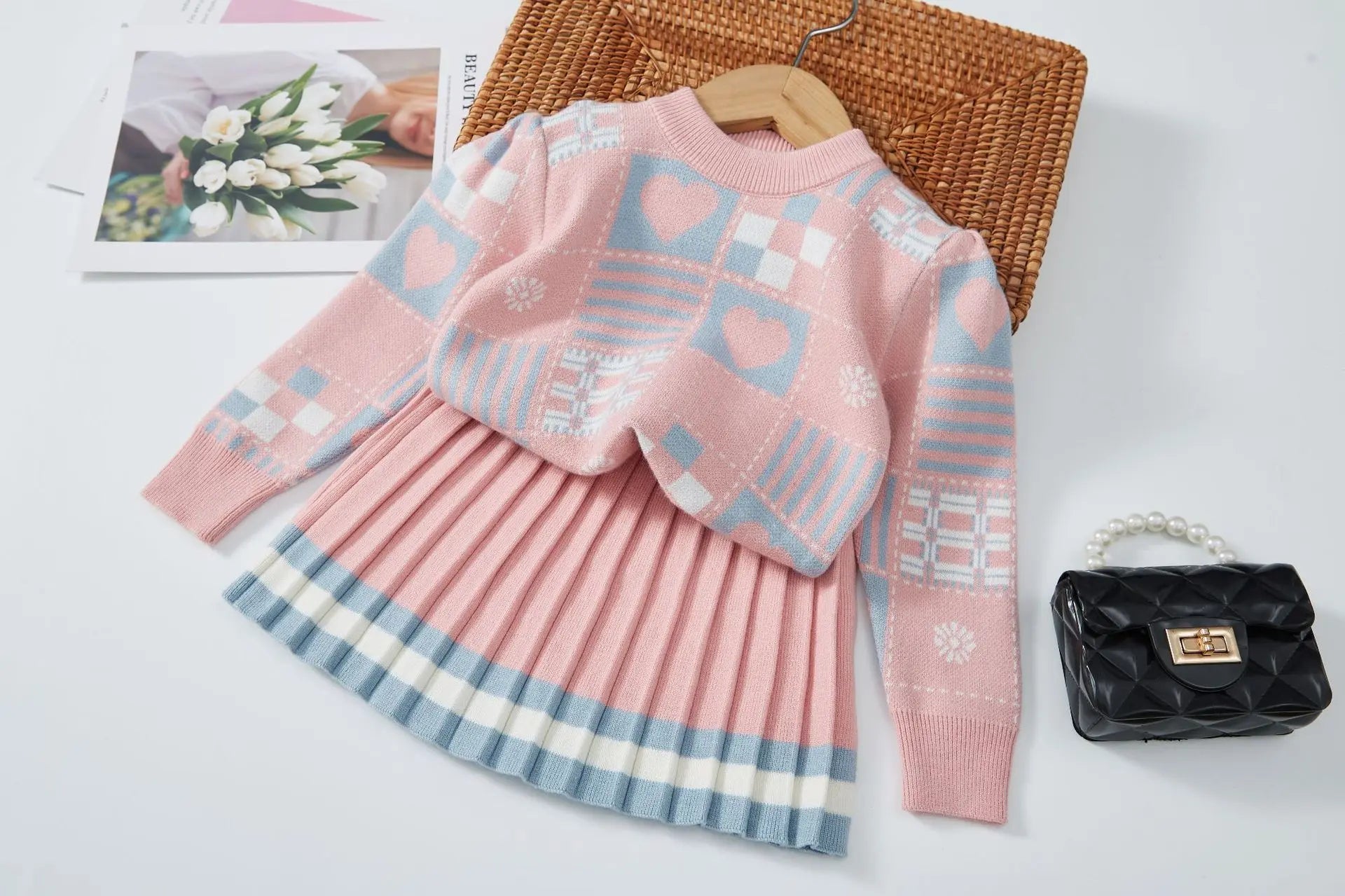 Kids Autumn Knitwear Set