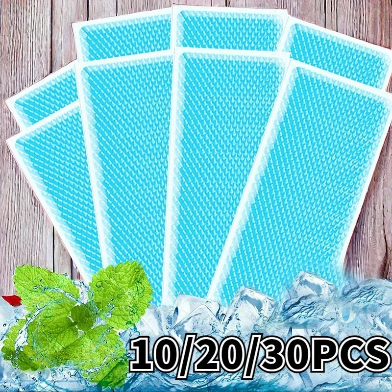 Ice Cool Patch Cold Compress for Heat Relief and Fever Prevention