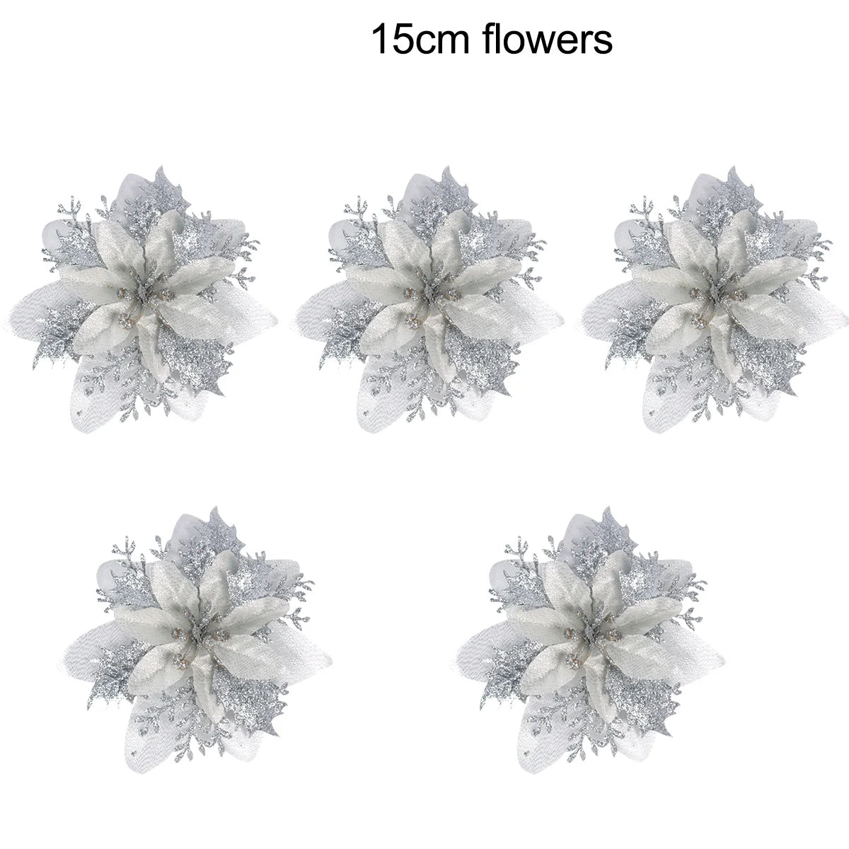 Christmas Poinsettia Artificial Flowers