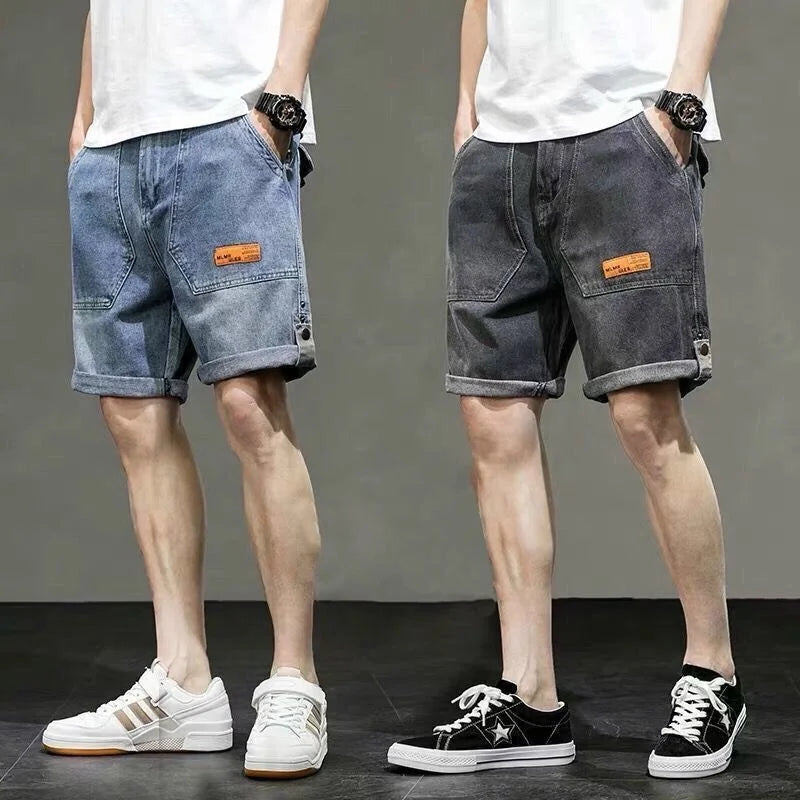 Short Loose Label Denim for men