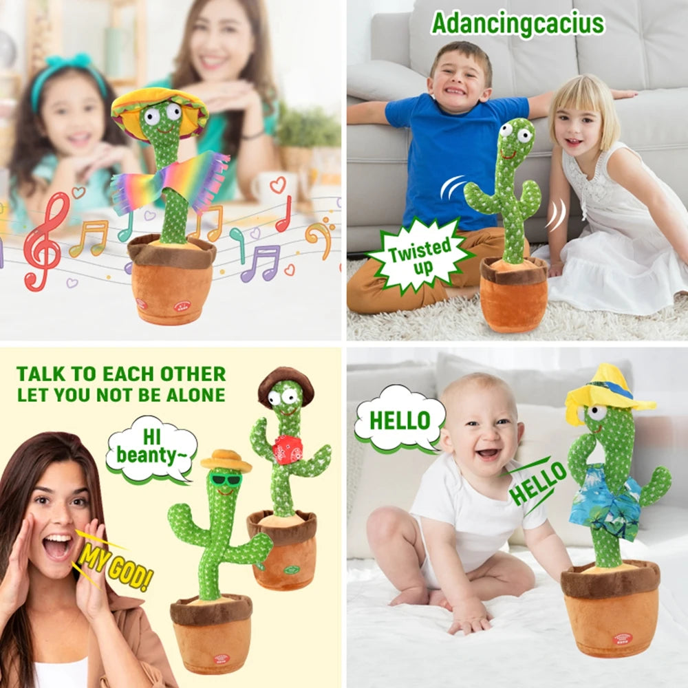 Rechargeable Talking Dance Cactus Toy