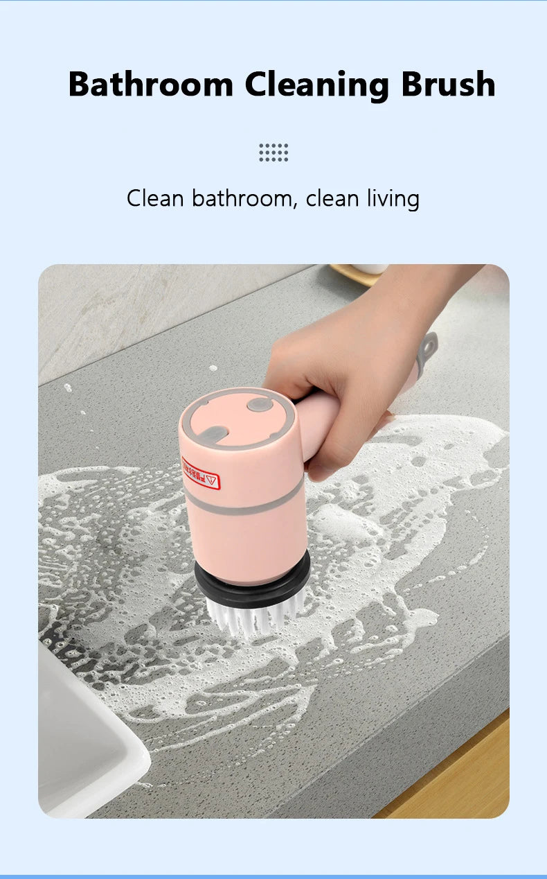 Rechargeable Kitchen Dishwashing Brush