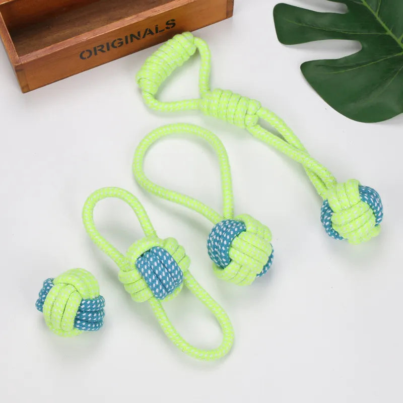 Dogs Toy Interactive Cotton Rope