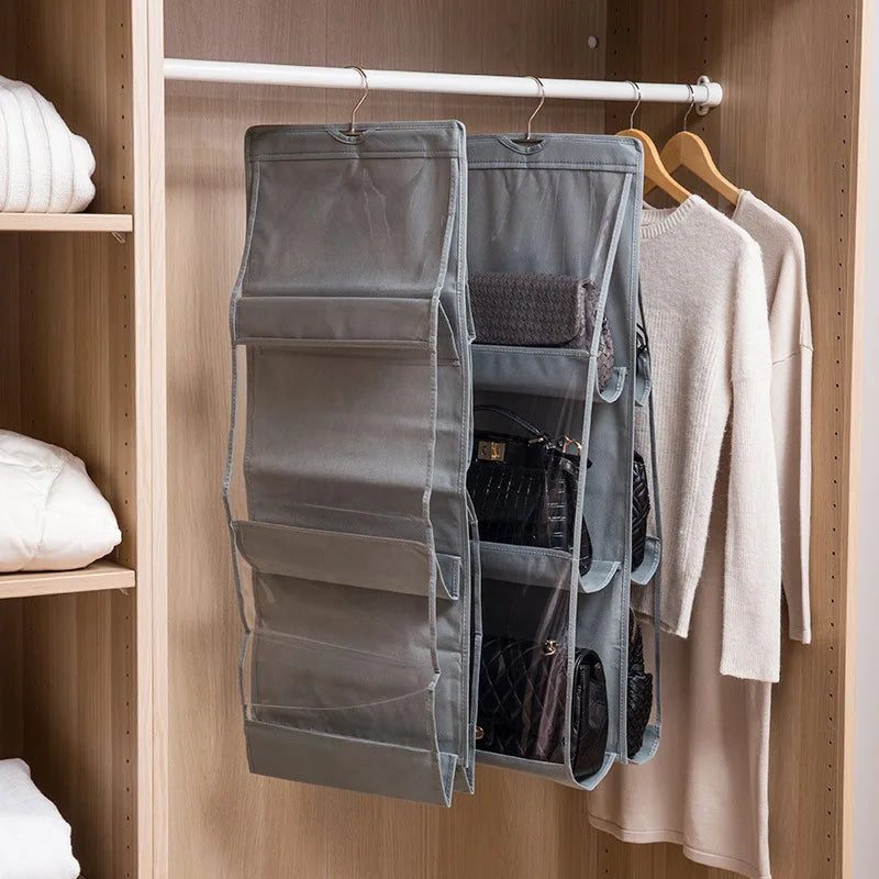 Wardrobe Closet Transparent  Hanging Storage Bag