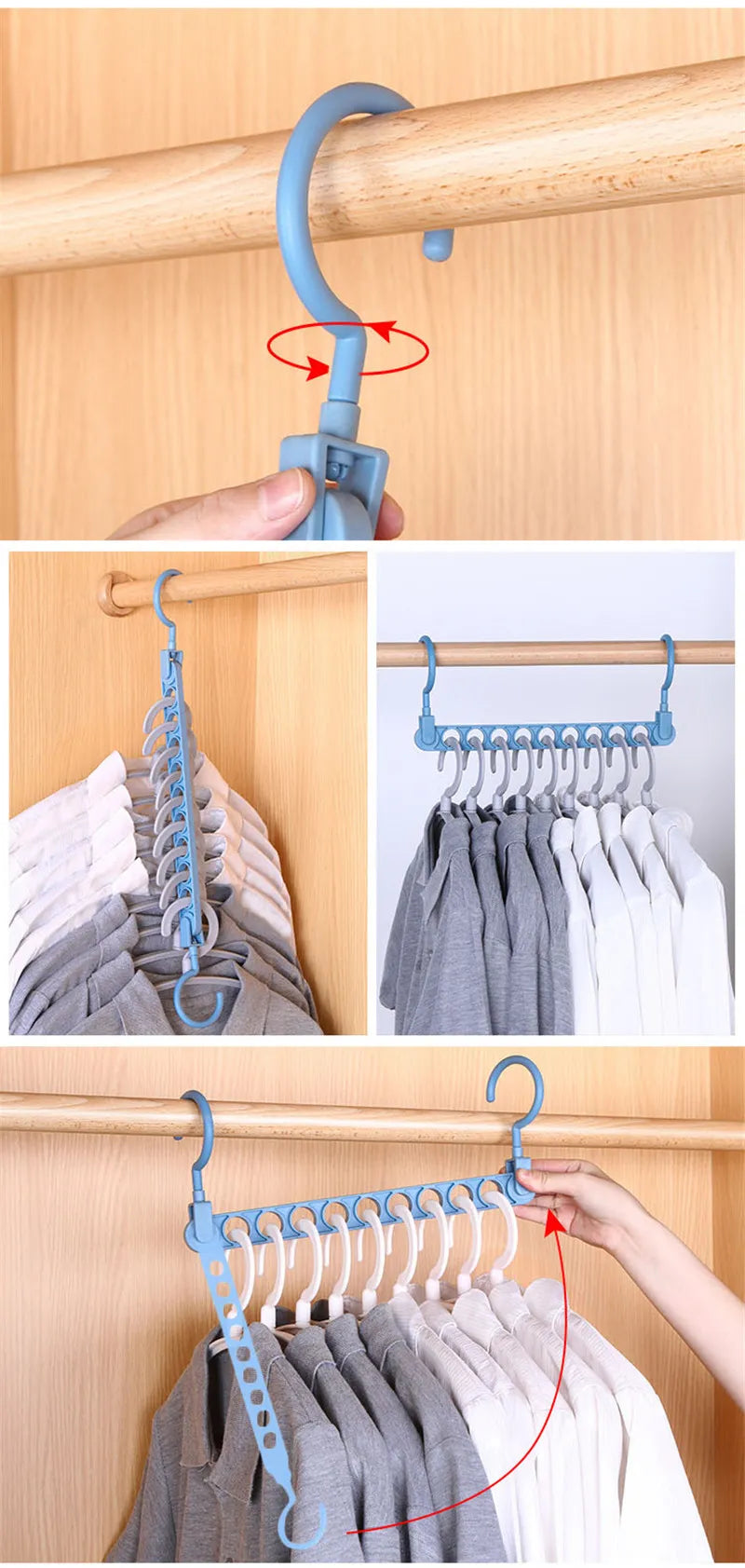 Hanger storage rack