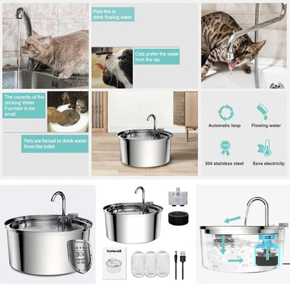 Automatic Drinker For Pet Water Dispenser 3.2L-Premium version