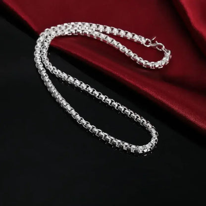 Sterling Silver Chain Fashion Necklace N053-YHZ-4m / 45cm