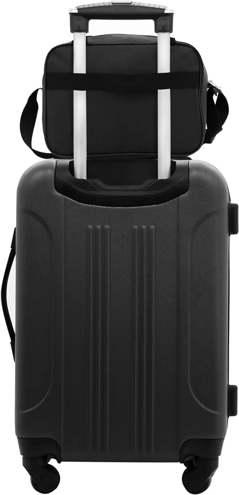 Club 4-Piece Luggage Travel Set, Expandable, Black