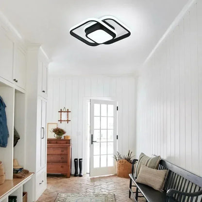 Modern LED Aisle Ceiling Lights B-Black / Cool white