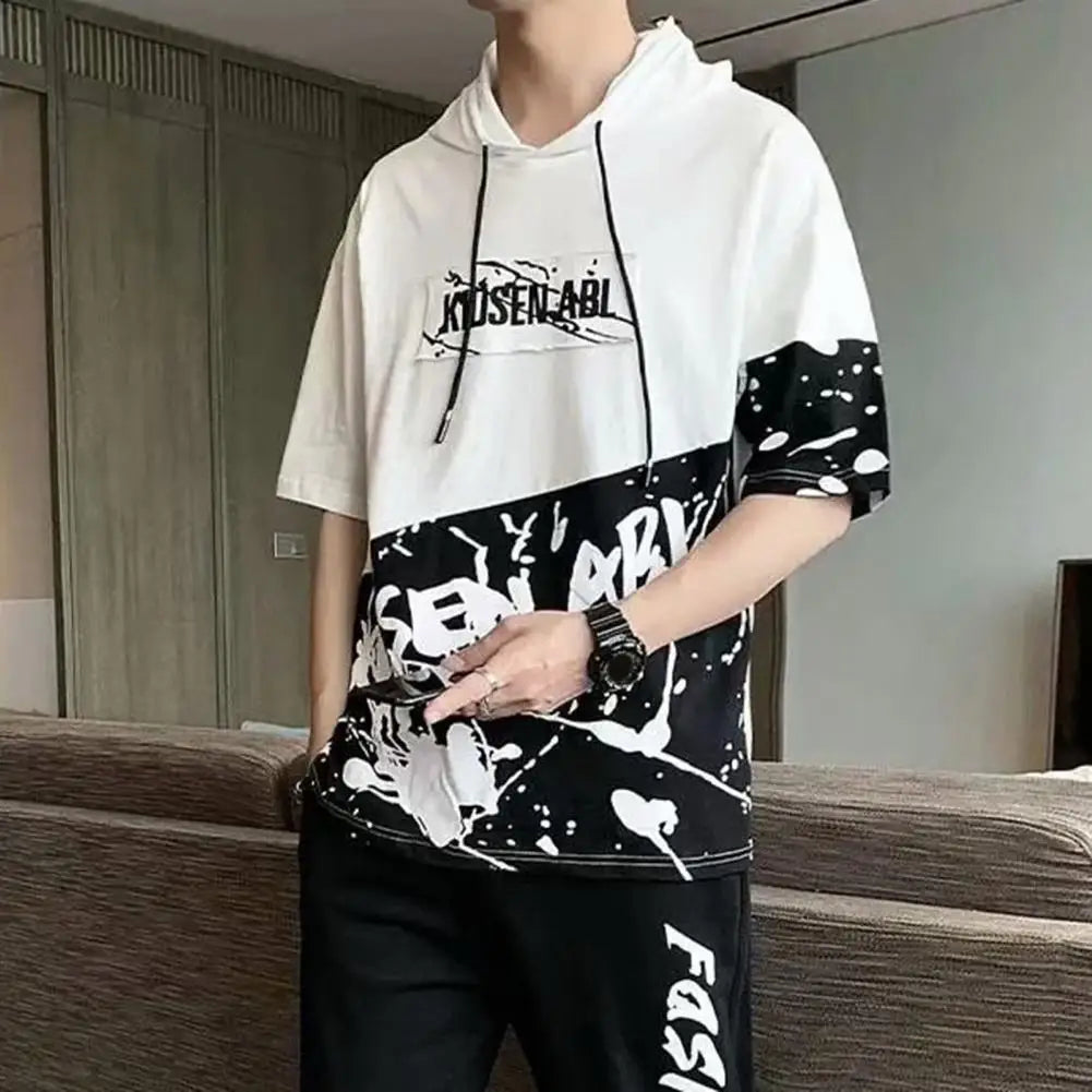 Sweatshirt Hip Hop Drawstring Summer Top