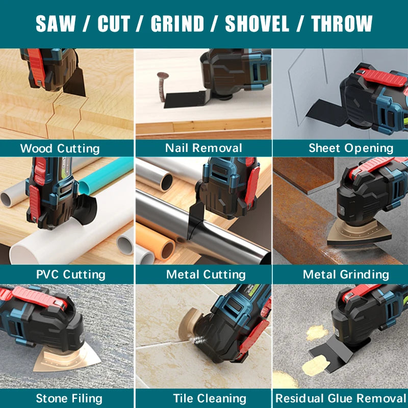 Electric shovel cutting and trimming machine