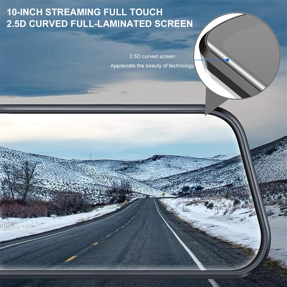 10" HD Multi-Function Touch Screen Car Recorder