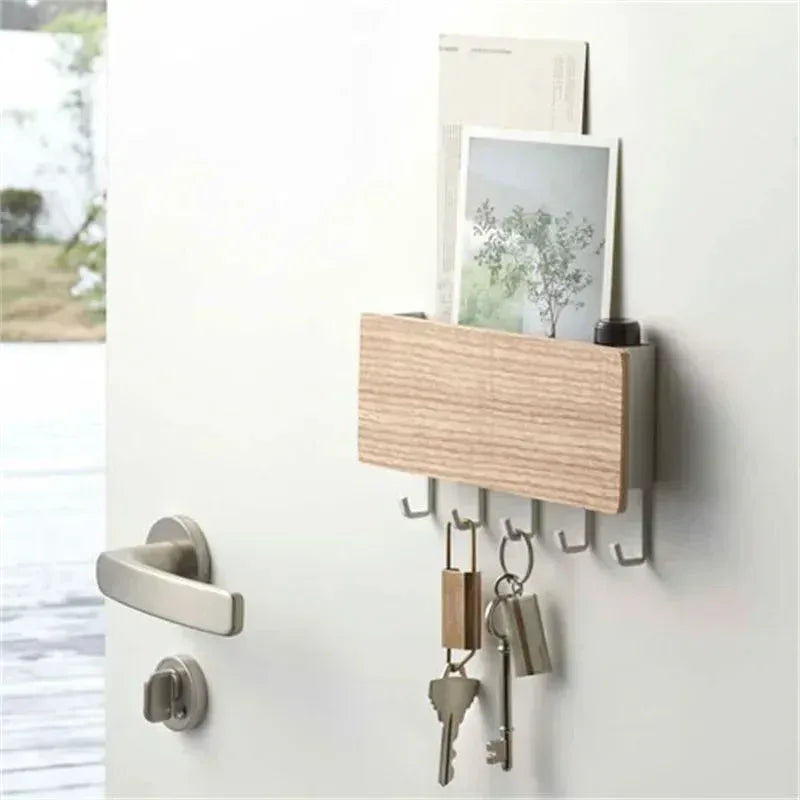 Wall Organizer Hooks Black