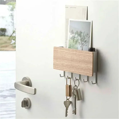 Wall Organizer Hooks Black