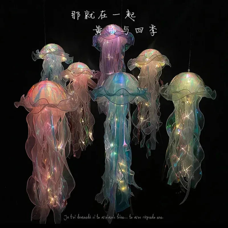 Jellyfish Lamp Home Decoration Upgraded pink