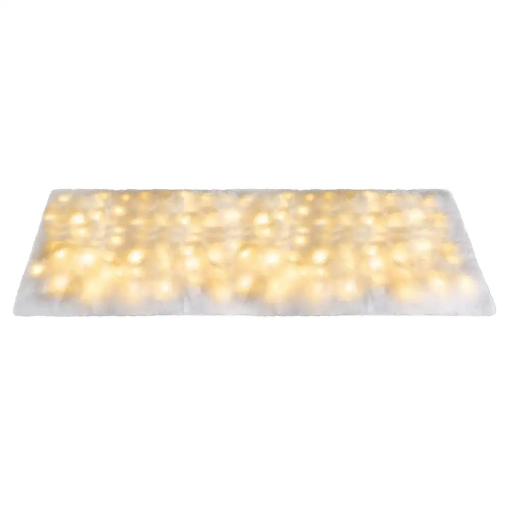 LED Lighted Christmas Snow Blanket