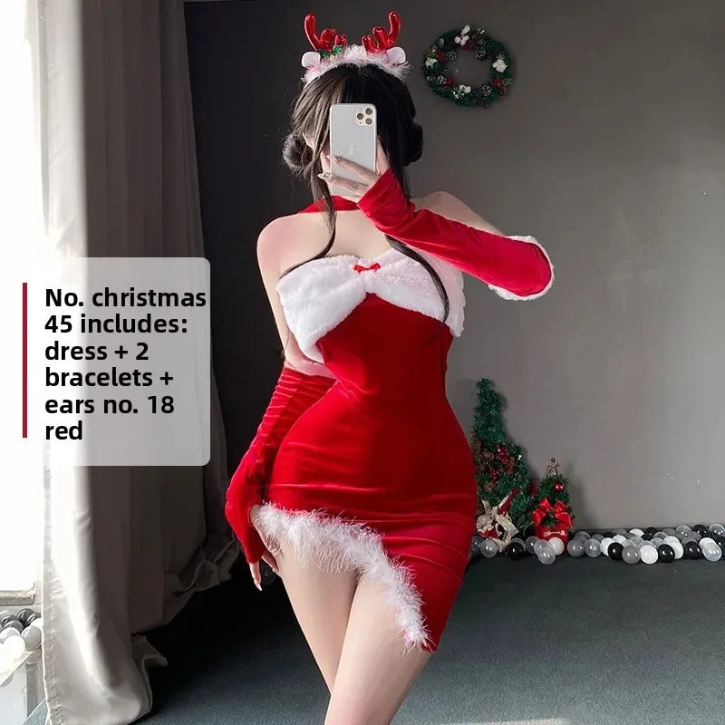Christmas Rabbit Girl Cosplay Costume