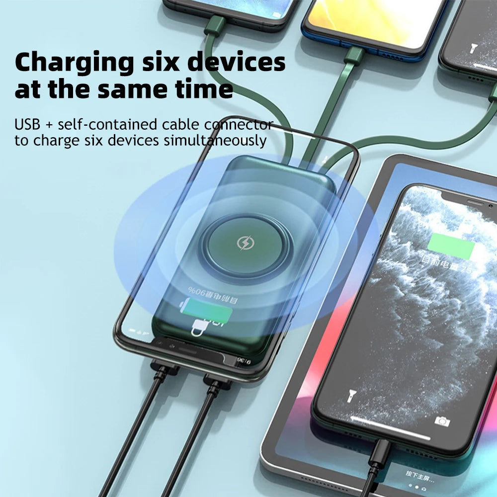 20000mAh Wireless Power Bank Fast Charging