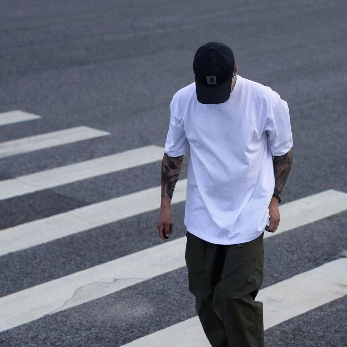 Men Oversized Basic T Shirt