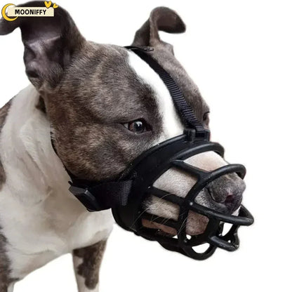 Soft Silicone Pet Muzzle Breathable Basket black / SIZE 1