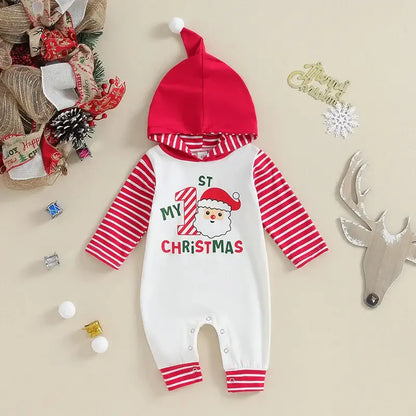 Lioraitiin Baby Christmas Romper green / United States / 6M