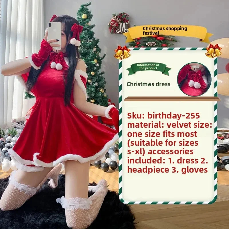 Christmas Rabbit Girl Cosplay Costume