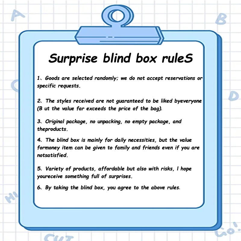 Random blind boxes of building blocks and toys