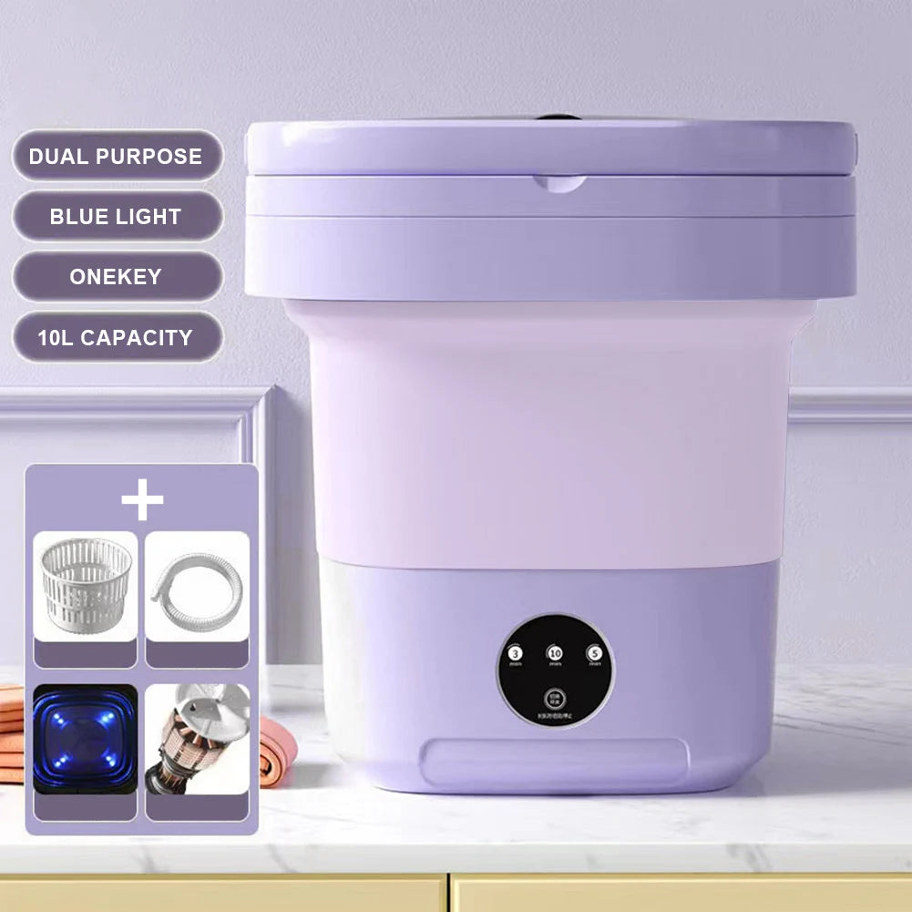 Portable mini washing machine