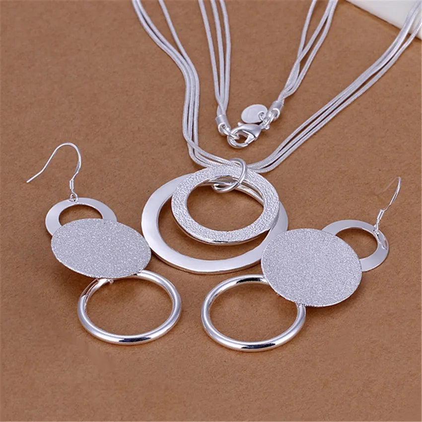 Necklace Earring women party set