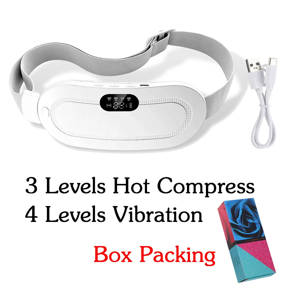 Electric Period Cramp Relief Massager with Heating Pad