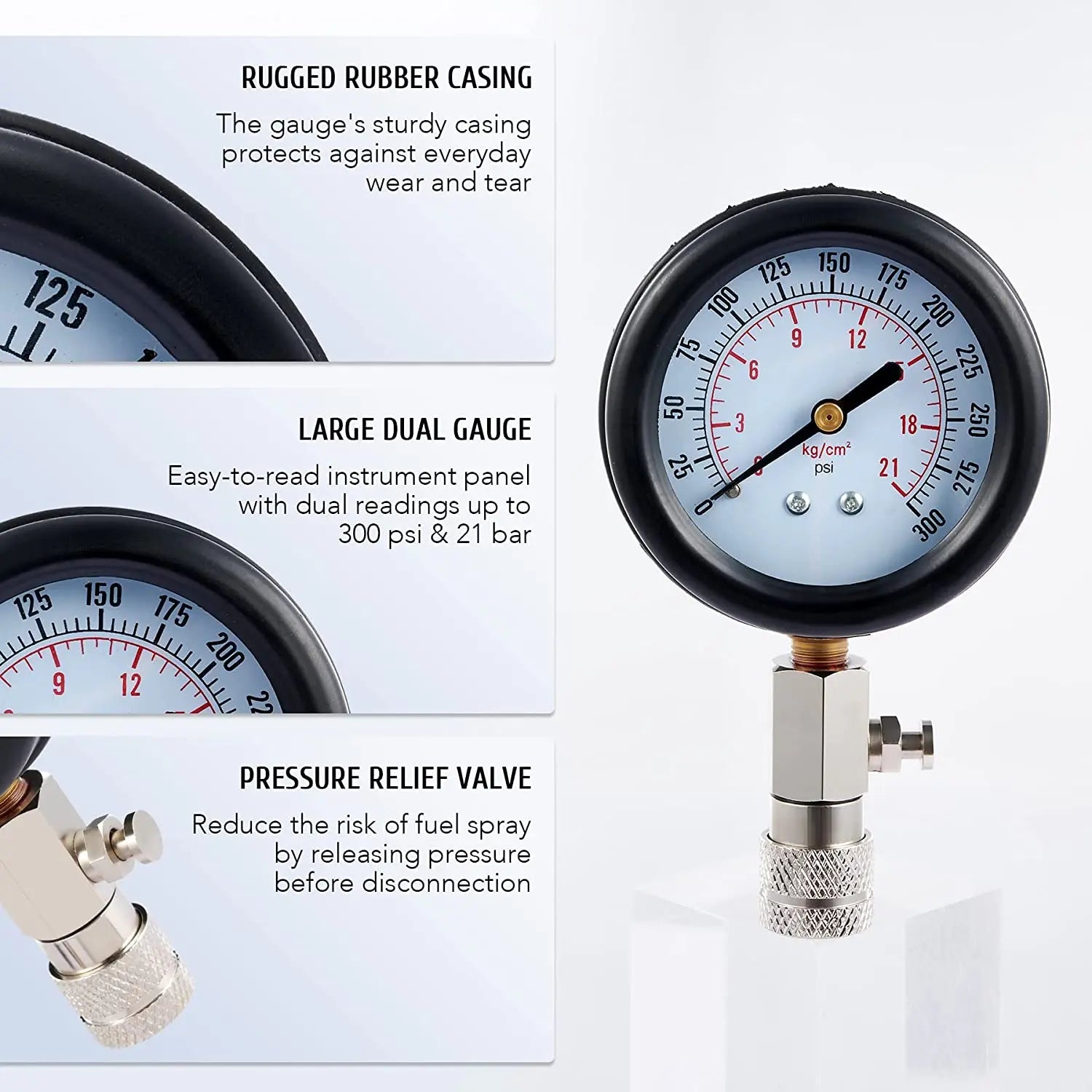 Petrol Engine Cylinder Compression Tester Kit