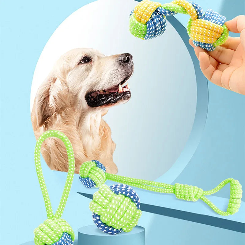 Dogs Toy Interactive Cotton Rope