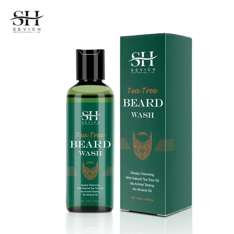Beard Growth Kit For Men Nourishing Moisturizing Moustache Shampoo 100ml / United States
