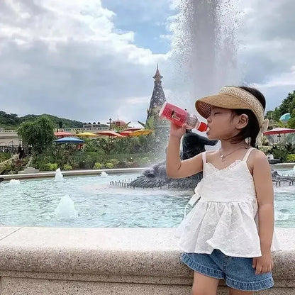 Summer Bowknot Hat Little Pink / 1-4 Year