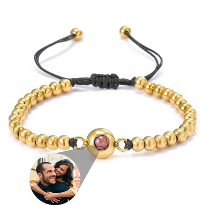 Infinity Projection Bracelet Custom Photo Bracelet Style 7 / United States