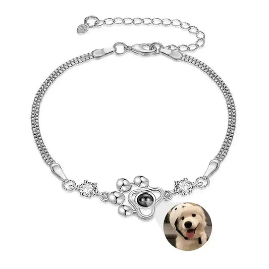 Custom Print Photo Dog Paw Bracelet Style 7