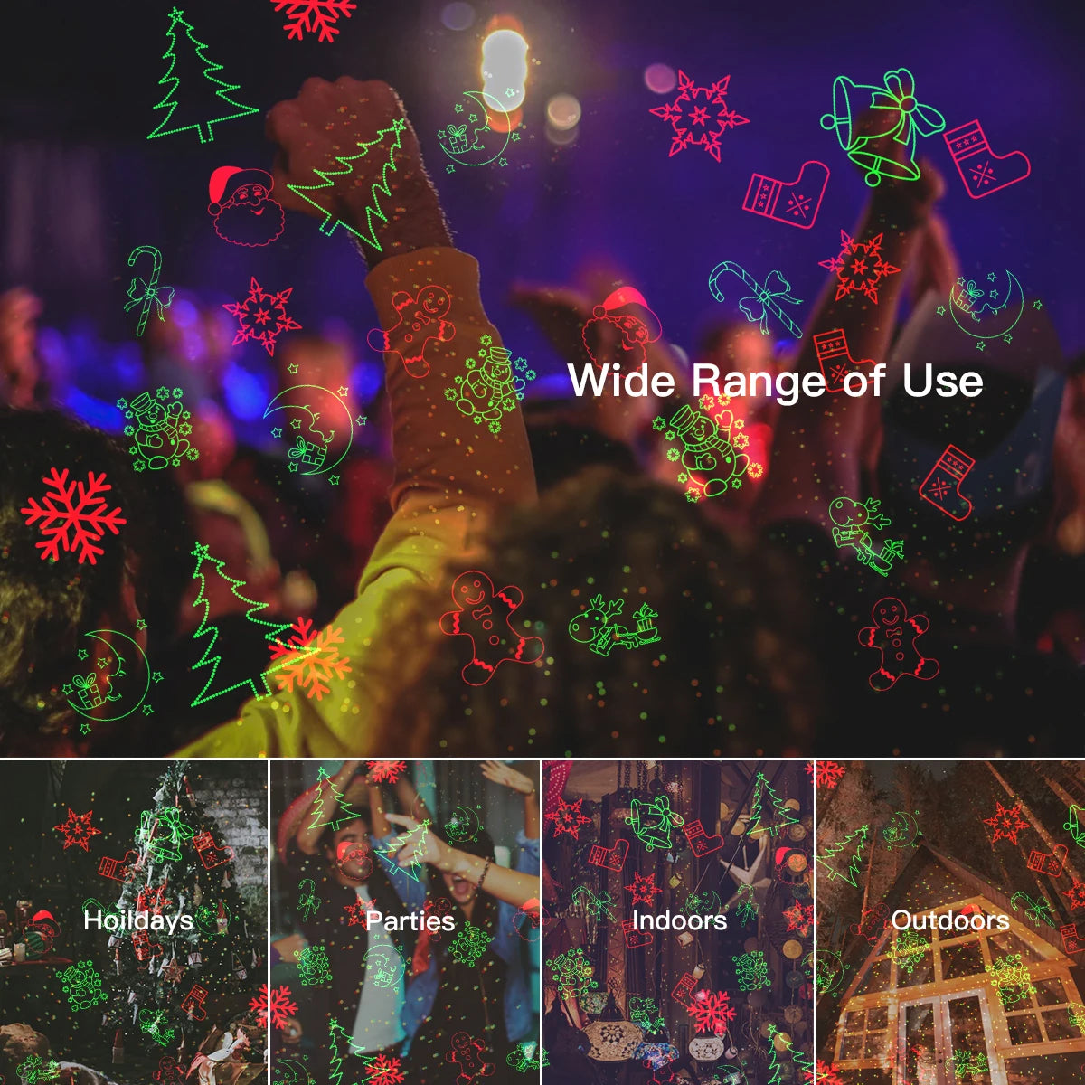 Christmas Outdoor Projector Lights