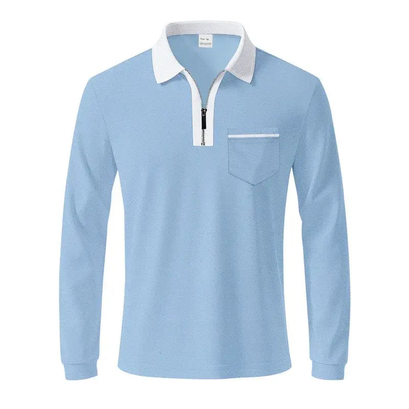 Men’s Quick-Dry Long Sleeve Polo Shirt