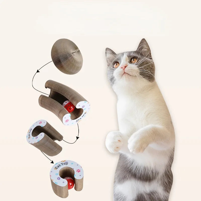 Accordion Cat Scratching Retractable Board