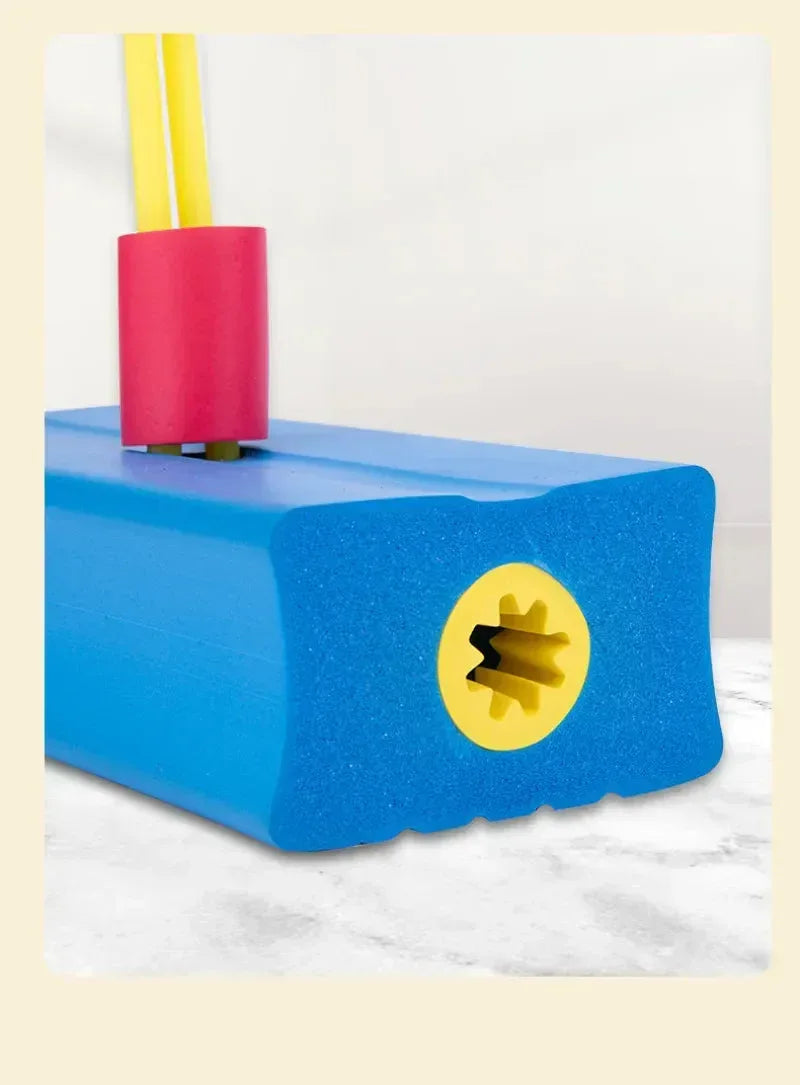 Kids Sports Games Toys Foam Stick Jumper Blue