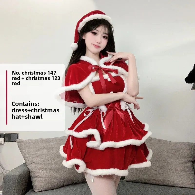 Christmas Rabbit Girl Cosplay Costume