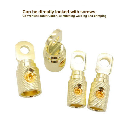 Car Audio Modified Wire Power Supply 8GA 1 piece Silver