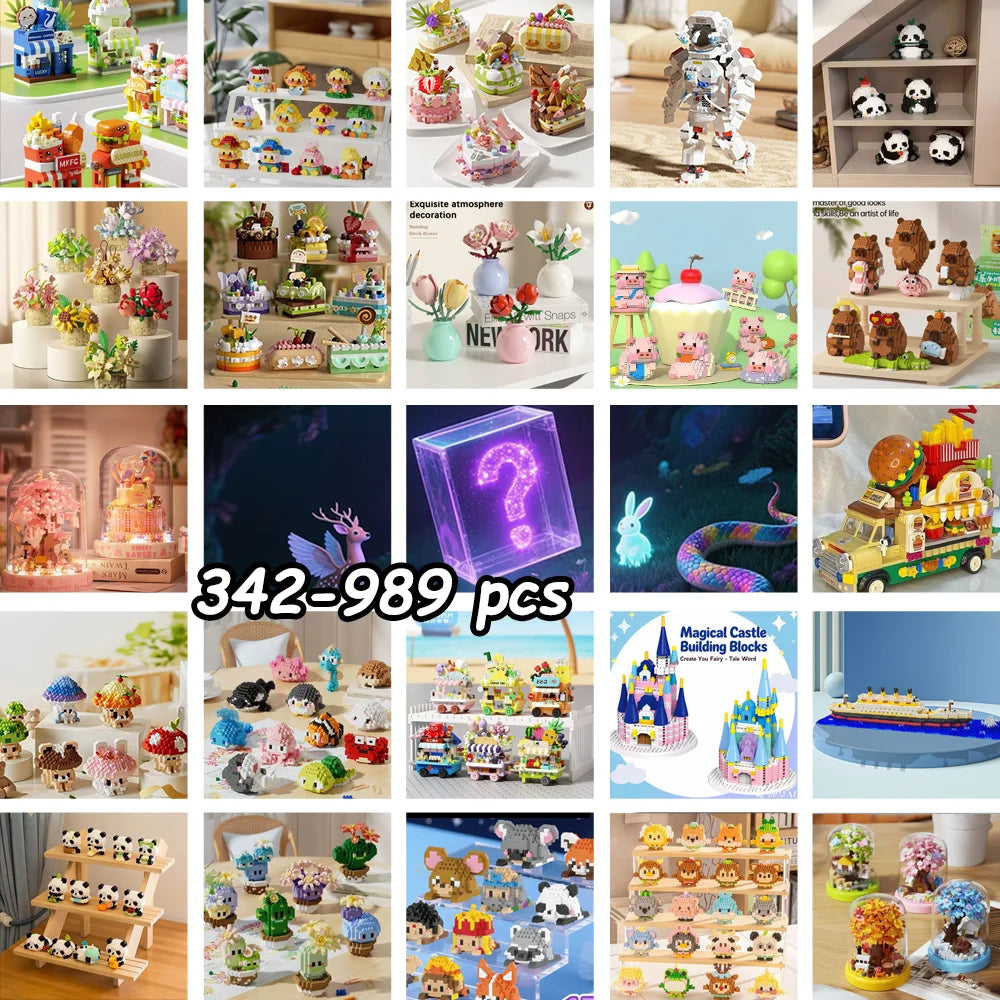 Random blind boxes of building blocks and toys