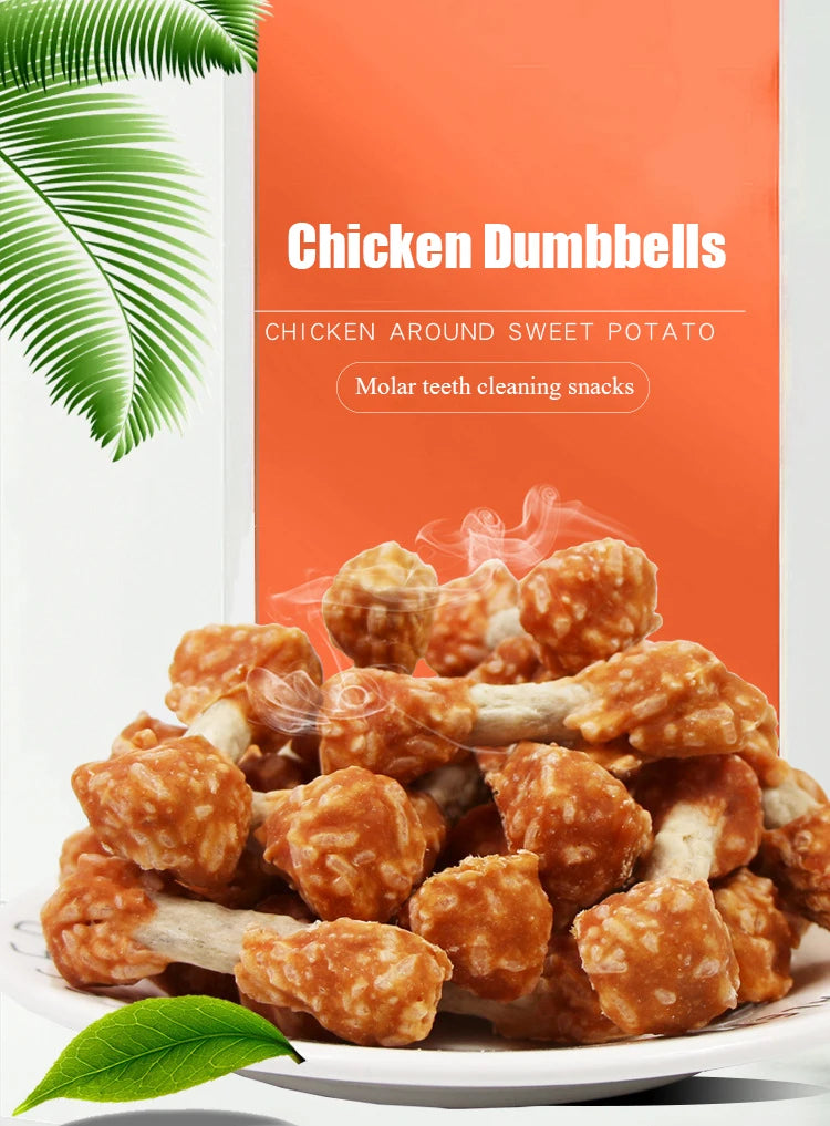 Pet Food Chicken Dumbbell