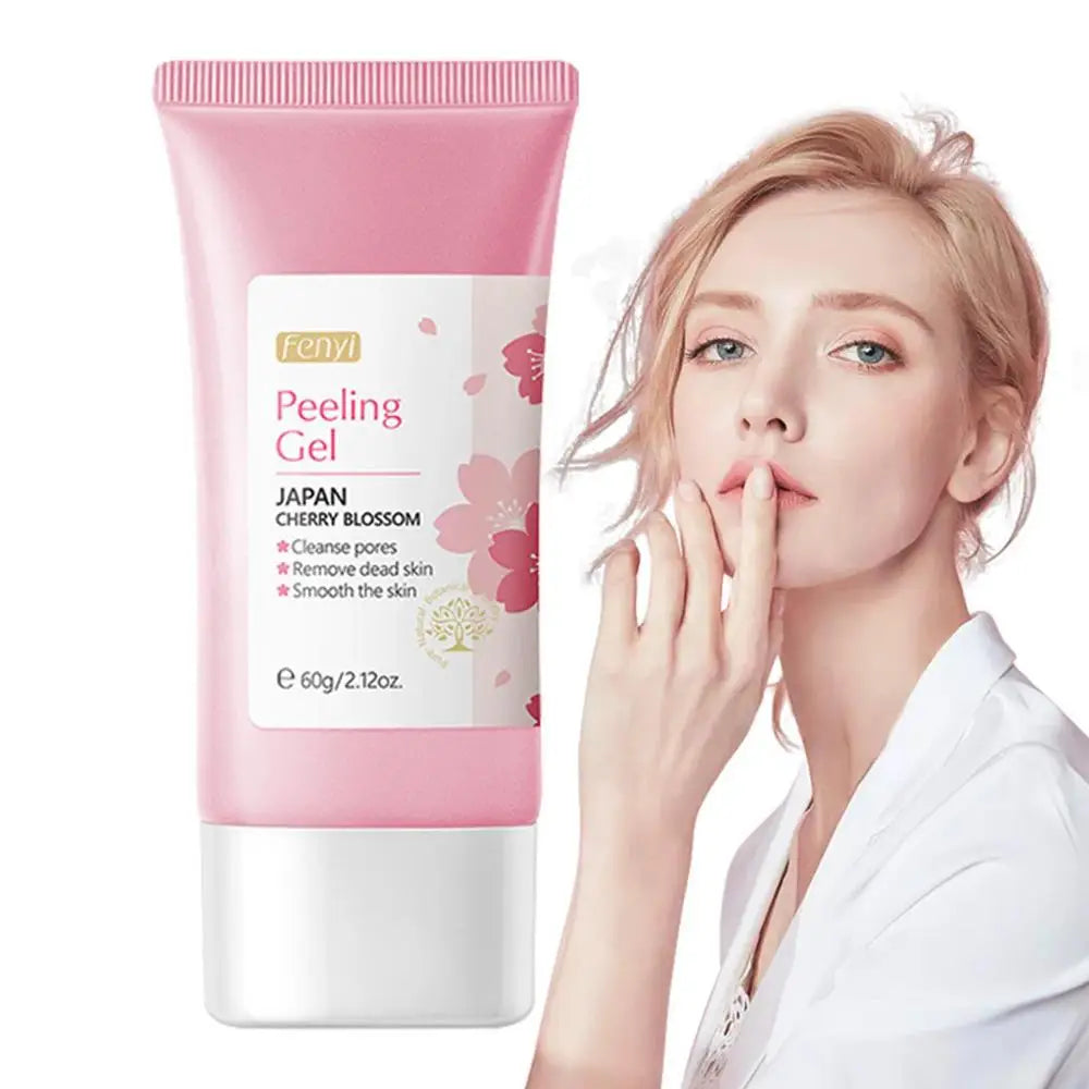 Face Gel Cherry Blossom Deep Cleansing Gel Facial Scrub Dead Skin Remover